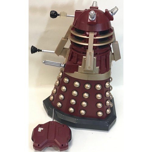 118 - 2 x Dr Who Daleks. These are approx 20” tall and both have remote controls. We have a Supreme Dalek ... 