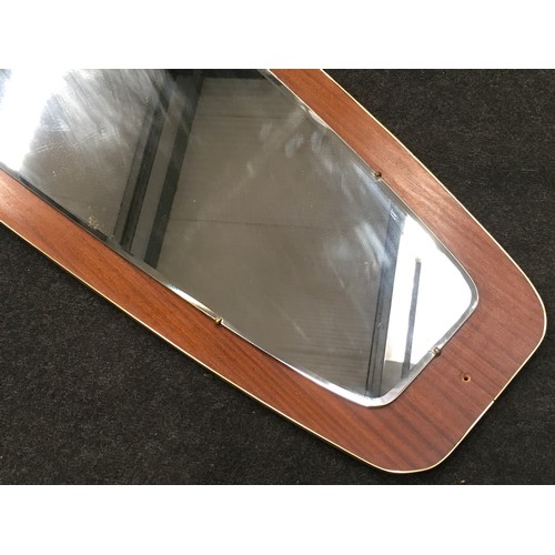 345 - Mid century modern wall mirror 138cm long