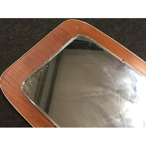 345 - Mid century modern wall mirror 138cm long