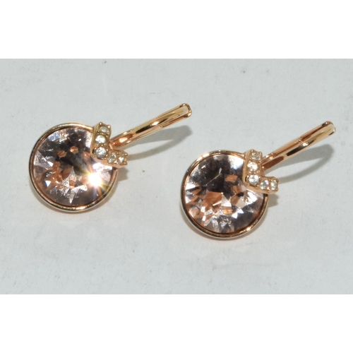 437 - Pair of Swarovski crystal earrings.