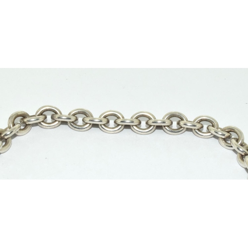 390 - Tiffany & Co hallmarked silver chain.