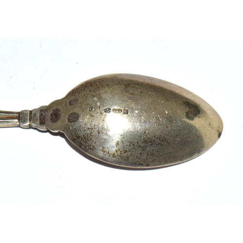 369 - Georg Jensen hallmarked silver spoon.