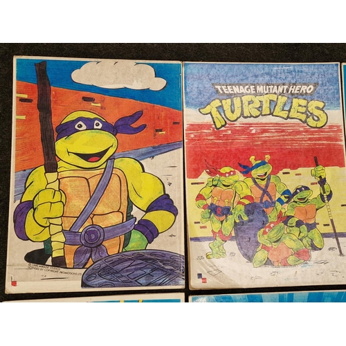 24 - Teenage Mutant Hero Turtles set of promotional posters on board by Mirage Studios 1990. Each measuri... 