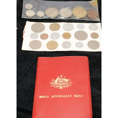 181 - Quantity of foreign coinage including vintage contained within a Veteran series money box with key