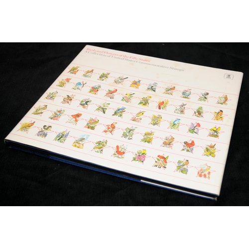 184 - US Postal Service book Birds and Flowers of the 50 States. 60 page hardback book issued in 1982. Inc... 