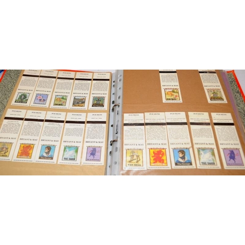 189 - Large collection of mostly Bryant and May match books / matchboxes, including vintage and scarce exa... 