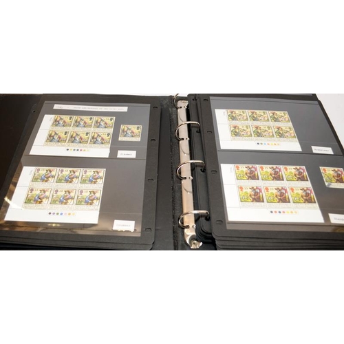 196 - 3 x folders of Royal Mail mint definitives. Good monetary value