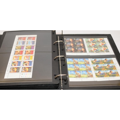 197 - 4 x folders of Royal Mail mint definitives including many 1st Class and high value sheets