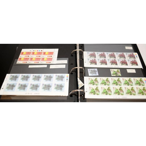 197 - 4 x folders of Royal Mail mint definitives including many 1st Class and high value sheets