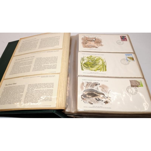 198 - The Official Collection of World Wildlife First Day Covers. Complete set contained within official g... 