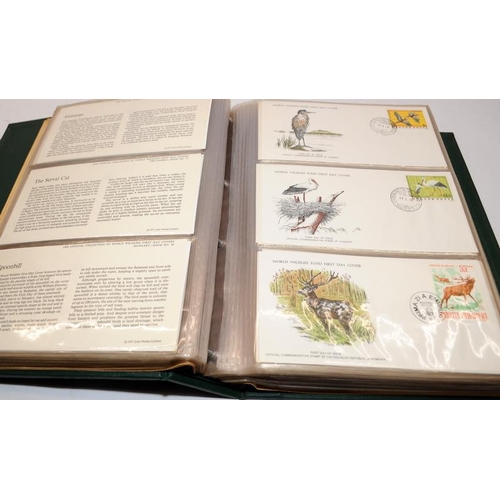 198 - The Official Collection of World Wildlife First Day Covers. Complete set contained within official g... 