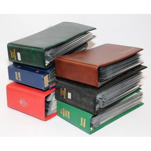 200 - 6 x binders containing a large quantity of mostly GB First Day Covers