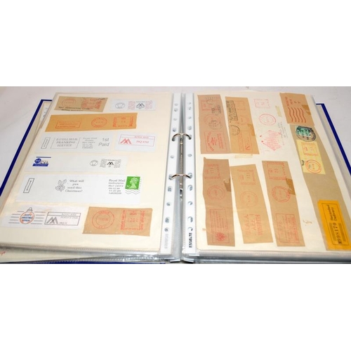 202 - 2 x binders containing a large collection of Royal Mail regional and advertising cancellations