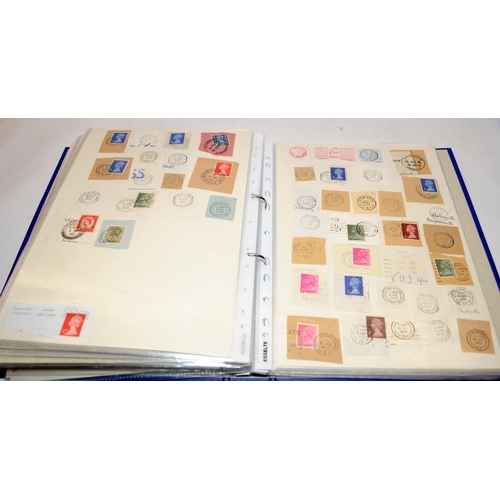 202 - 2 x binders containing a large collection of Royal Mail regional and advertising cancellations