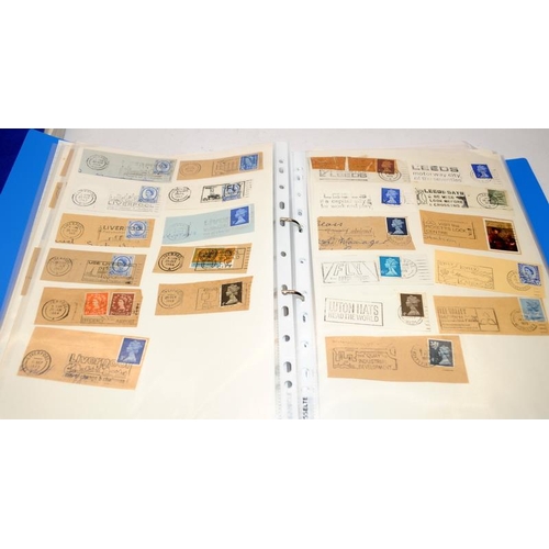 202 - 2 x binders containing a large collection of Royal Mail regional and advertising cancellations