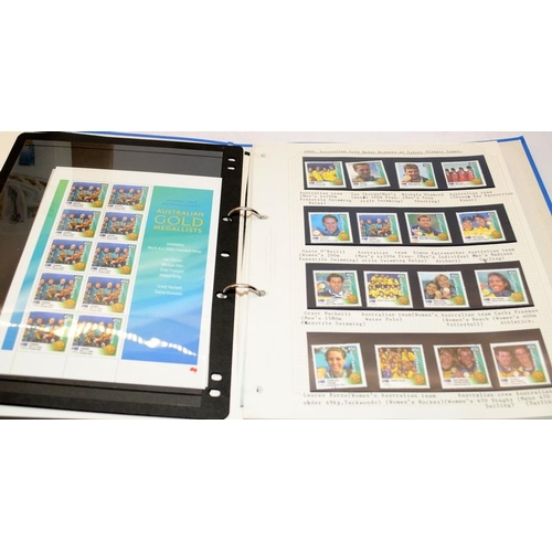 208 - 5 albums featuring stamps from Australia and New Zealand. This is a well presented collection with e... 