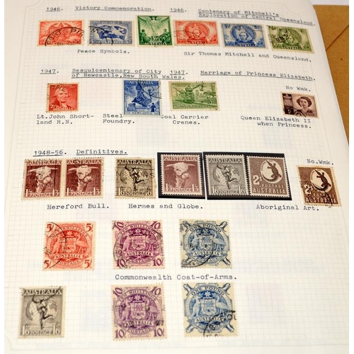 208 - 5 albums featuring stamps from Australia and New Zealand. This is a well presented collection with e... 