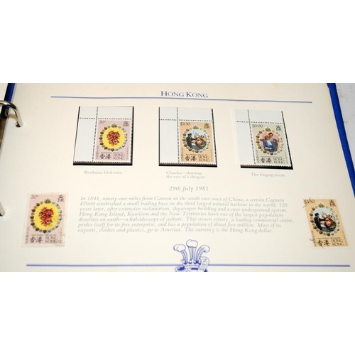 210 - Three albums of stamps mostly celebrating Royal events as issued by GB overseas territories and Crow... 