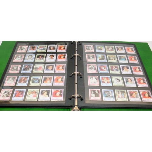 210 - Three albums of stamps mostly celebrating Royal events as issued by GB overseas territories and Crow... 