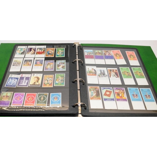 210 - Three albums of stamps mostly celebrating Royal events as issued by GB overseas territories and Crow... 