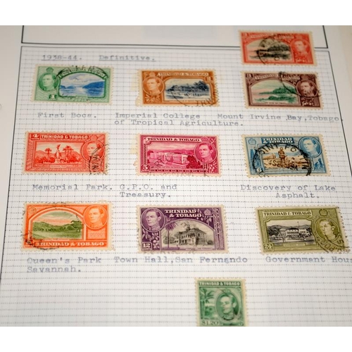 211 - Five albums of stamps as issued by GB overseas territories and Crown Dependencies including Falkland... 