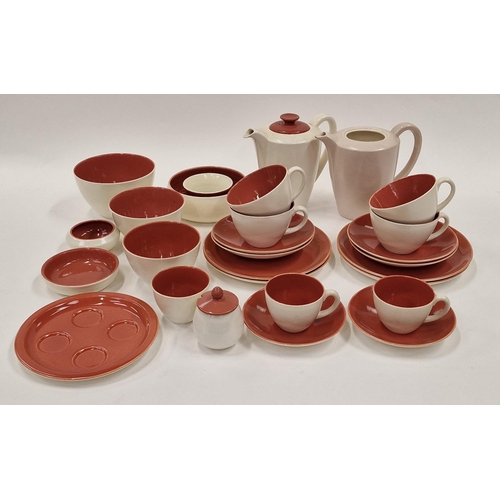 62 - Poole Pottery Twintone collection in the rarer 