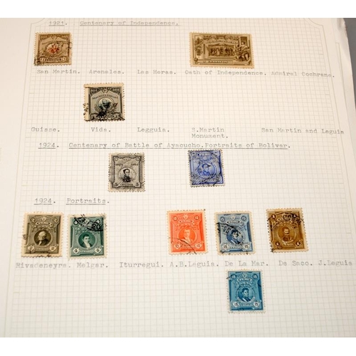 216 - A collection of stamps as issued by Central and south American countries including Venezuela, Nicara... 