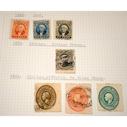 216 - A collection of stamps as issued by Central and south American countries including Venezuela, Nicara... 