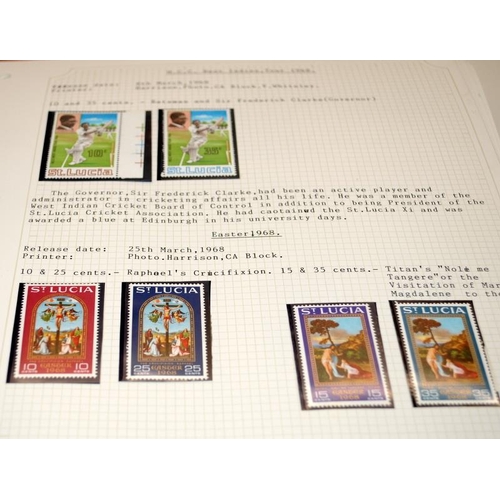 217 - Large collection of stamps mostly relating to Islands in the Pacific and Indian Oceans. Generally we... 