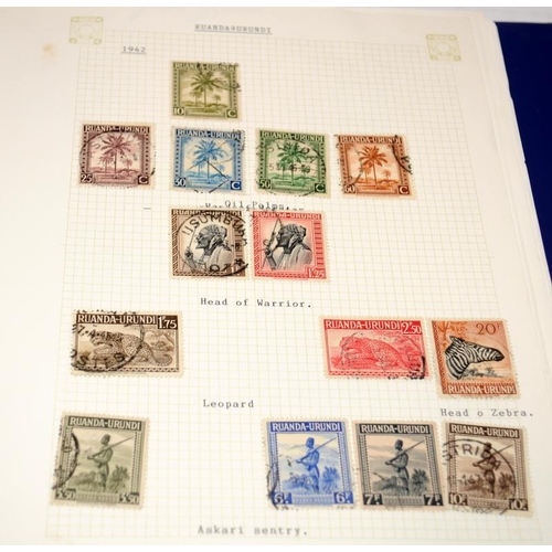 218 - Collection of postage stamps, mainly issued by countries from the African continent. 7 albums in tot... 