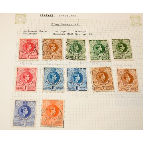 219 - Collection of postage stamps, mainly issued by countries from the African continent. 8 albums in tot... 