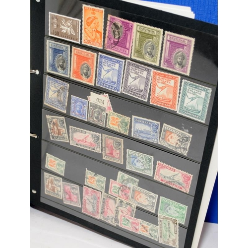 219 - Collection of postage stamps, mainly issued by countries from the African continent. 8 albums in tot... 