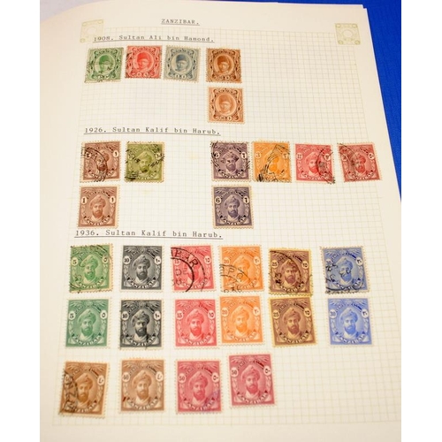 219 - Collection of postage stamps, mainly issued by countries from the African continent. 8 albums in tot... 