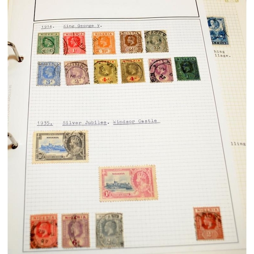 219 - Collection of postage stamps, mainly issued by countries from the African continent. 8 albums in tot... 