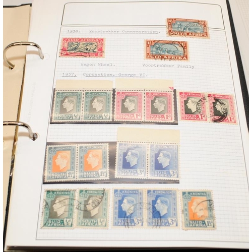 219 - Collection of postage stamps, mainly issued by countries from the African continent. 8 albums in tot... 