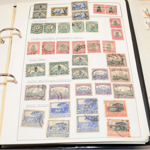 219 - Collection of postage stamps, mainly issued by countries from the African continent. 8 albums in tot... 