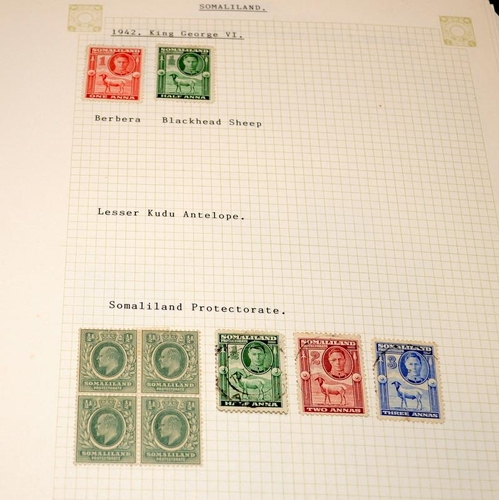 219 - Collection of postage stamps, mainly issued by countries from the African continent. 8 albums in tot... 