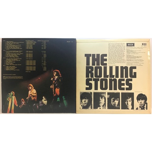 60 - THE ROLLING STONES VINYL LP’s X 2. First we have a copy of their self titled Album on unboxed Decca ... 