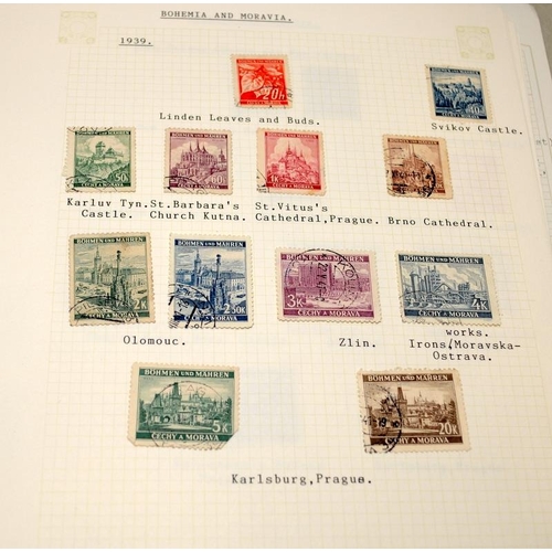 220 - Collection of stamps from East and West Germany, Austria and Switzerland contained within 6 albums a... 