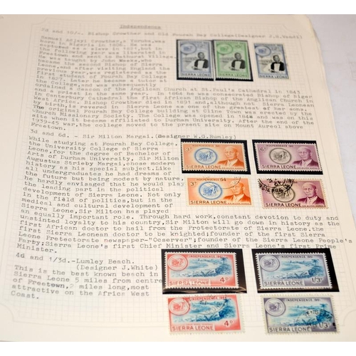 224 - Large collection if world stamps contained within 8 albums and stockbooks. Generally well presented.... 