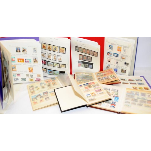 226 - Large collection if world stamps contained within 8 albums and stockbooks. Generally well presented.... 