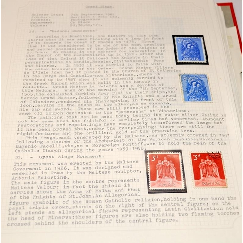 227 - Large collection of European stamps including Scandinavia and Mediterranean / Aegean Islands, 9 albu... 