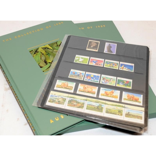 230 - Souvenir collection of Canada postage stamps dated 1991 c/w Australia stam year sets for 1984 and 19... 