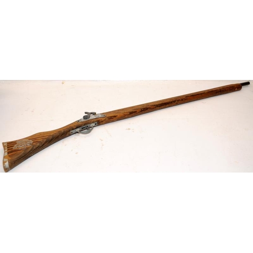 163 - Vintage toy flintlock musket by Parris Savannah Tennessee