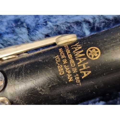 118 - Yamaha YCL-250 clarinet in case.