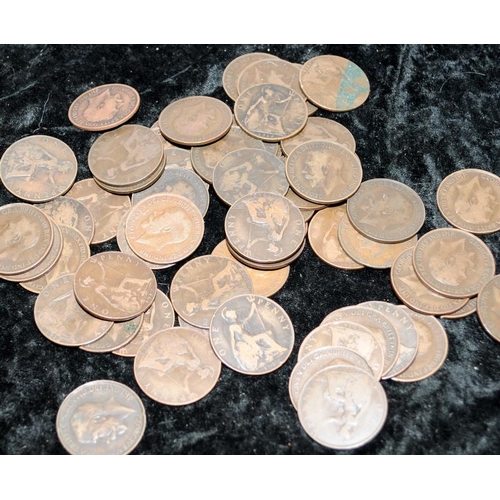 150 - Tub of early George V era pennies, all 1912-18-19 H pennies (11)