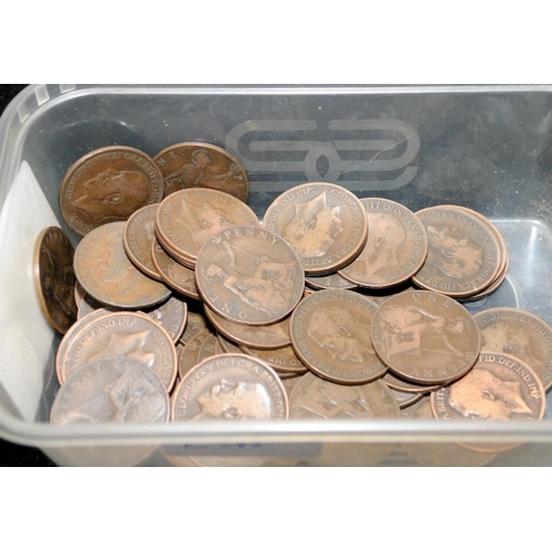 150 - Tub of early George V era pennies, all 1912-18-19 H pennies (11)