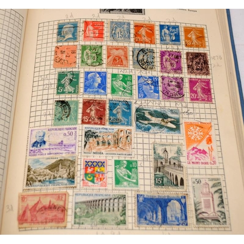 130 - 3 x vintage schoolboy stamp albums, good selection of world stamps. On behalf of Forest Holme charit... 