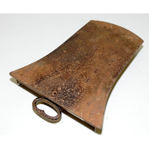 99 - Antique industrial glove cutting mould. Used for cutting leather in the shape of gloves prior to sti... 