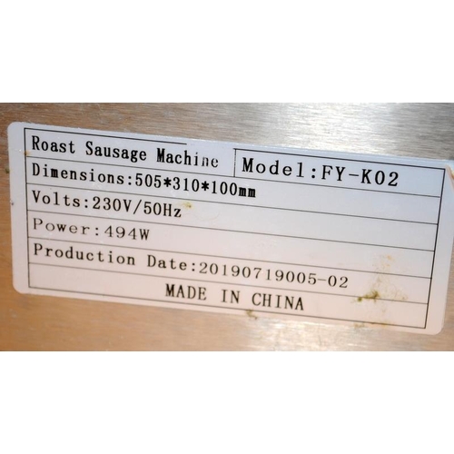 340 - Commercial table top Hot Dog sausage and bread warmer machine model ref: FY-K02